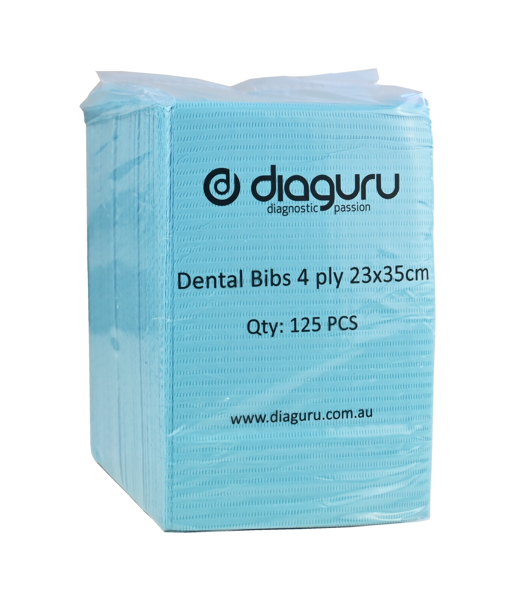 Diaguru Blue 4 Ply Dental Bibs